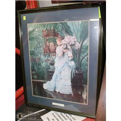 THE BUNCH OF LILACS FRAMED PICTURE
