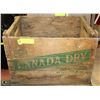 Image 1 : VINTAGE CANADA DRY WOOD CRATE