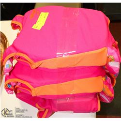 SET OF 3 LITTLE GIRL FLOATATION DEVICES