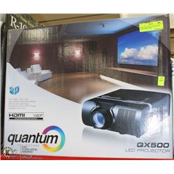 NEW QUANTUM LED PROJECTOR QX500  HDMI 1080P