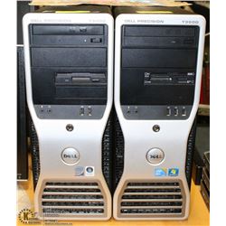 DELL PRECISION T3400 AND T3500 TOWER COMPUTERS X2