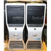 Image 1 : DELL PRECISION T3400 AND T3500 TOWER COMPUTERS X2