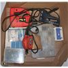 Image 1 : BOX W/JIGSAW, B&D PALM SANDER,