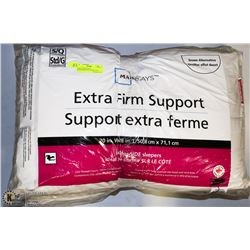 PAIR OF MAINSTAYS STANDARD/QUEEN EXTRA FIRM PILLOW