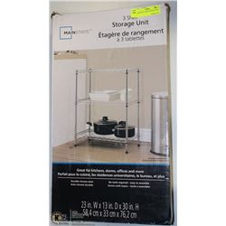 MAINSTAYS 3 SHELF STORAGE UNIT