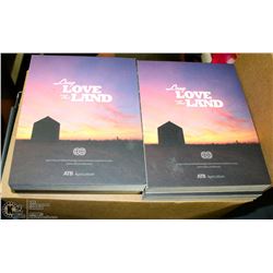 BOX WITH LONG LOVE THIS LAND AGRICULTURAL BOOKS