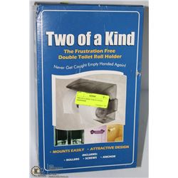 TWO OF A KIND TOILET PAPER DISPENSER