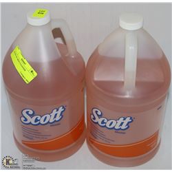 2 BOTTLES SCOTT 4L SKIN CLEANSER