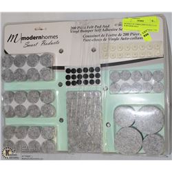 BUNDLE OF THREE,200PCS FELT PAD & BUMPER SELF
