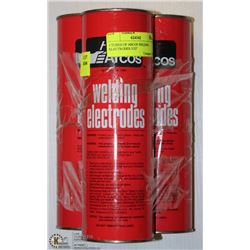 3 TUBES OF ARCOS WELDING ELECTRODES 3/32"