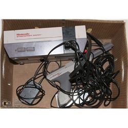 NINTENDO SYSTEM W/ GUN & 2 CONTROLLERS