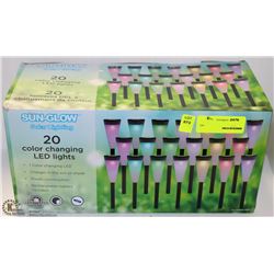 BOX OF 20 SUNGLOW COLOUR CHANGING LED LIGHTS