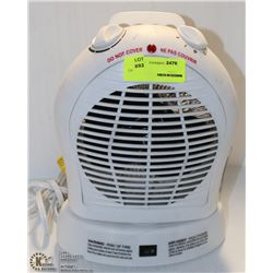 TWO SMALL FAN HEATERS