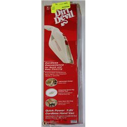DIRT DEVIL CORDLESS HAND VAC