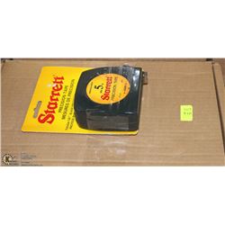 LOT OF 6 STARRETT 5M TAPE MEASURERS