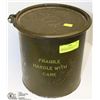 Image 1 : ARMY STYLE REUSABLE METAL CONTAINER CONTAINER