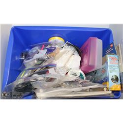 TOTE WITH SEWING AND KNITTING SETS AND MORE