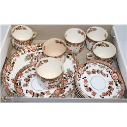 14PCS OF MATCHING ITALIAN DESERT SET & 9 ROGERS