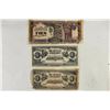 Image 1 : 2-$1 AND 10 GULDEN WWII JAPANESE INVASION CURRENCY