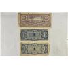 Image 2 : 2-$1 AND 10 GULDEN WWII JAPANESE INVASION CURRENCY