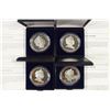 Image 2 : NICE LOT OF 4-COOK ISLAND $5 SILVER PROOFS