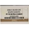 Image 3 : 2006-S SILVER SOUTH DAKOTA QUARTER NGC PF70