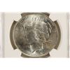 Image 1 : 1922 PEACE SILVER DOLLAR NGC MS63