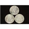 Image 2 : 3-90% SILVER KENNEDY HALF DOLLARS