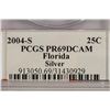 Image 3 : 2004-S SILVER FLORIDA QUARTER PCGS PR69DCAM