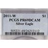 Image 3 : 2011-W AMERICAN SILVER EAGLE PCGS PR69DCAM