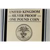 Image 3 : 1985 UNITED KINGDOM SILVER PROOF ONE POUND COIN