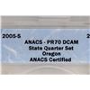 Image 3 : 2005-S OREGON QUARTER ANACS PR70 DCAM