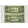 Image 2 : 2-1957 $1 SILVER CERTIFICATE STAR NOTES