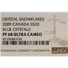 Image 4 : 2009 CANADA SILVER $20 CRYSTAL SNOWFLAKES