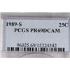 Image 3 : 1989-S WASHINGTON QUARTER PCGS PR69 DCAM