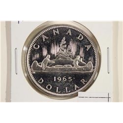 1965 CANADA SILVER DOLLAR UNC