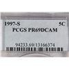 Image 3 : 1997-S JEFFERSON NICKEL PCGS PR69 DCAM
