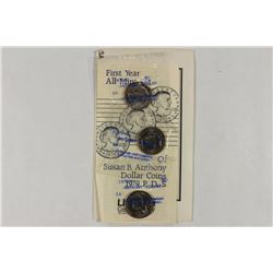 1979 P/D/S SBA SOUVINER DOLLARS UNC