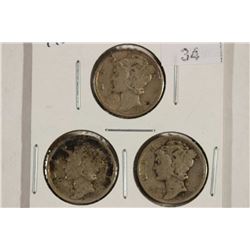 1938 P/D/S MERCURY DIMES