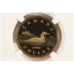 2000 CANADA $1 LOON NGC PF69  ULTRA CAMEO