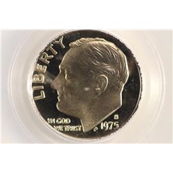 1975-S ROOSEVELT DIME PCGS PR69 DCAM