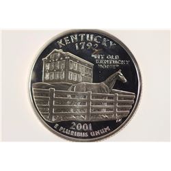2001-S SILVER KENTUCKY QUARTER NGC PF69