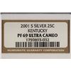 Image 3 : 2001-S SILVER KENTUCKY QUARTER NGC PF69