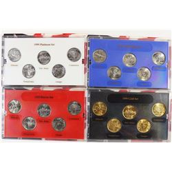 4-1999 US 50 STATE QUARTERS UNC SETS