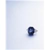 Image 1 : A FINE SAPPHIRE AND DIAMOND RING THE RECTANGULAR-CUT SAPPHIRE WEIGHING 37.09 CARATS OF FINE CO