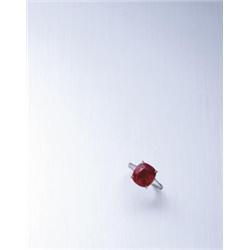 A MAGNIFICENT BURMESE RUBY AND DIAMOND RING THE CUSHION SHAPED BURMESE RUBY OF EXCEPTIONAL COL