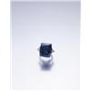 Image 1 : CARTIER A MAGNIFICENT SAPPHIRE AND DIAMOND RING, CA. 1970 THE RECTANGULAR CUSHION-CUT SA