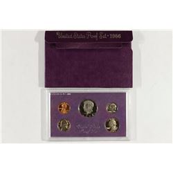 1986 US PROOF SET (WITH BOX)
