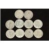 Image 1 : 10 ASSORTED SILVER ROOSEVELT DIMES