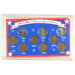 WWII LINCOLN PENNY SET